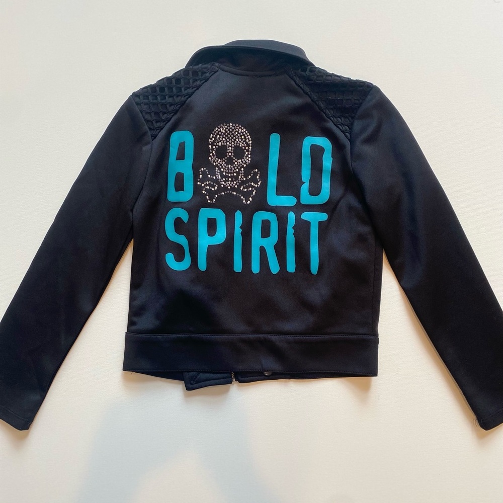 Kids zip up black